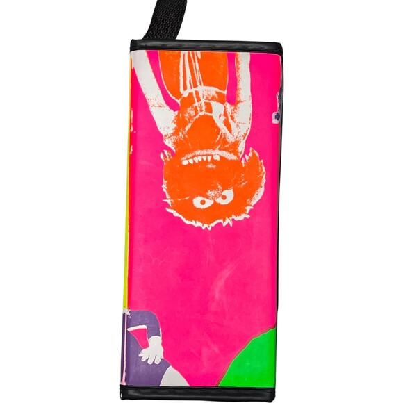 1989 Henson Associates Muppets Kermit Animal Envelope Box Clutch Purse - Picture 7 of 12